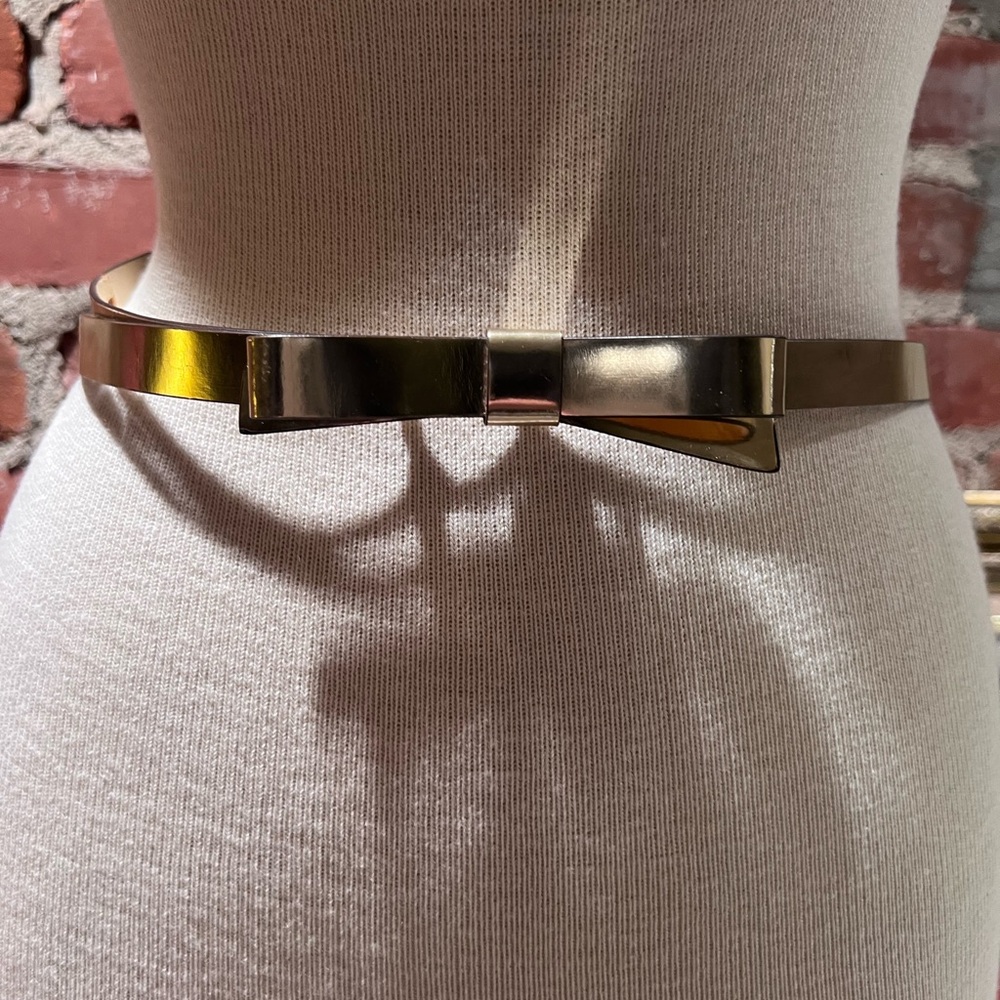 Kate Spade Gold Bow Belt Modern Design